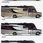 Four Full Body Paint Packages (with Front End Diamond Shield): Admiral Blue, Khaki, Merlot, Titanium 